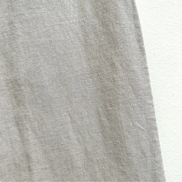Charter Club Katherine Fit 100% Linen Straight Leg Cream Pants, Size 8 Petite - Picture 9 of 11